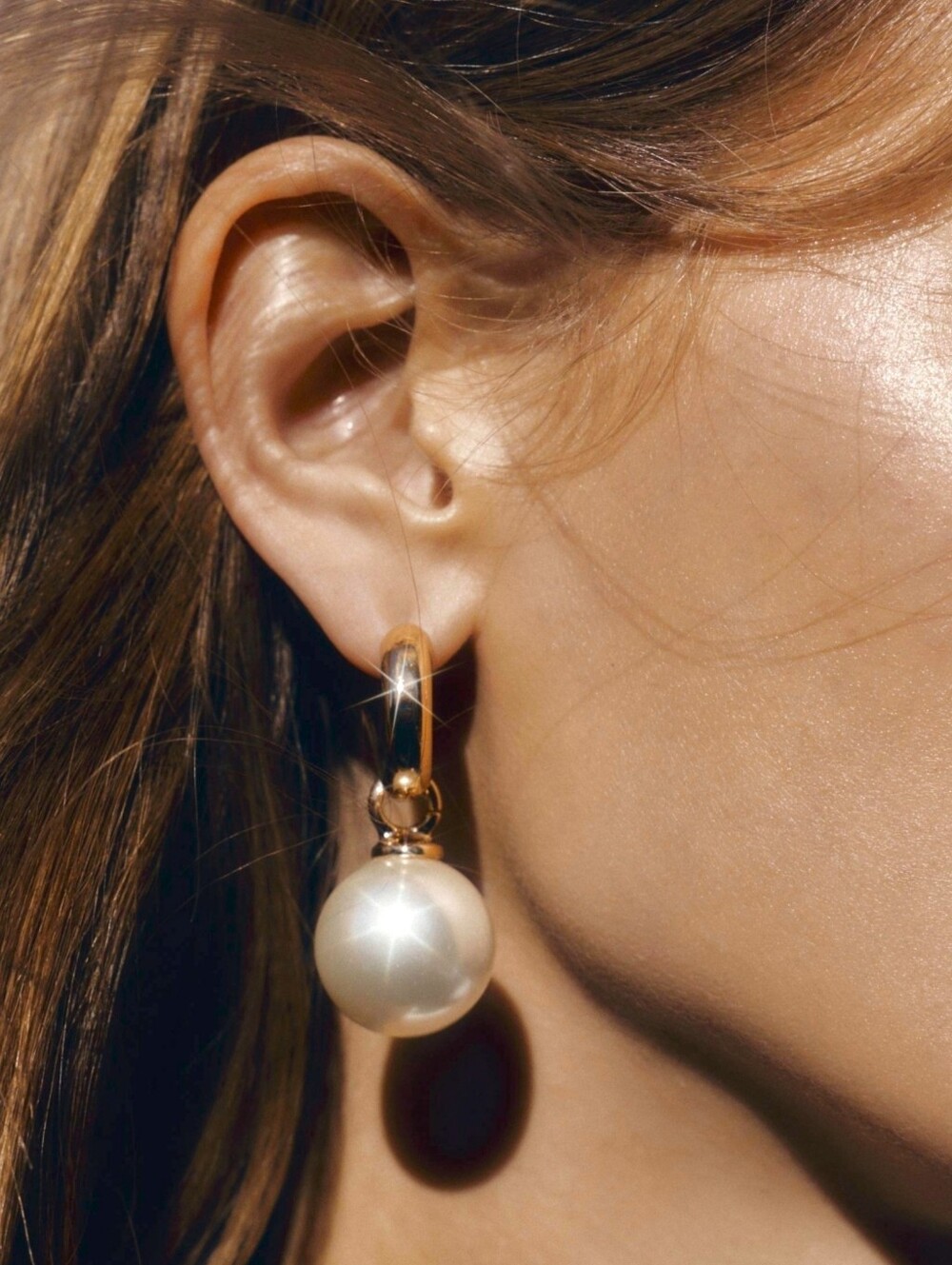 ZARA Pear Hoop Earrings
